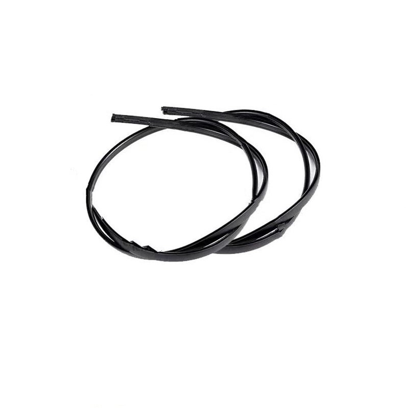 Mneueq One Color 1Pair Car Roof Rubber Seal Strip For Toyota For Wish 2010-2015 Weatherstrip Rubber