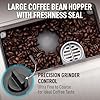 Zulay Kitchen Magia Clasica - Fully Automatic Espresso Machine With Grinder - Touch Screen Coffee Maker With One-Touch Operation - Milk Foam System For Latte, Cappuccino, Macchiato - Cream Copper