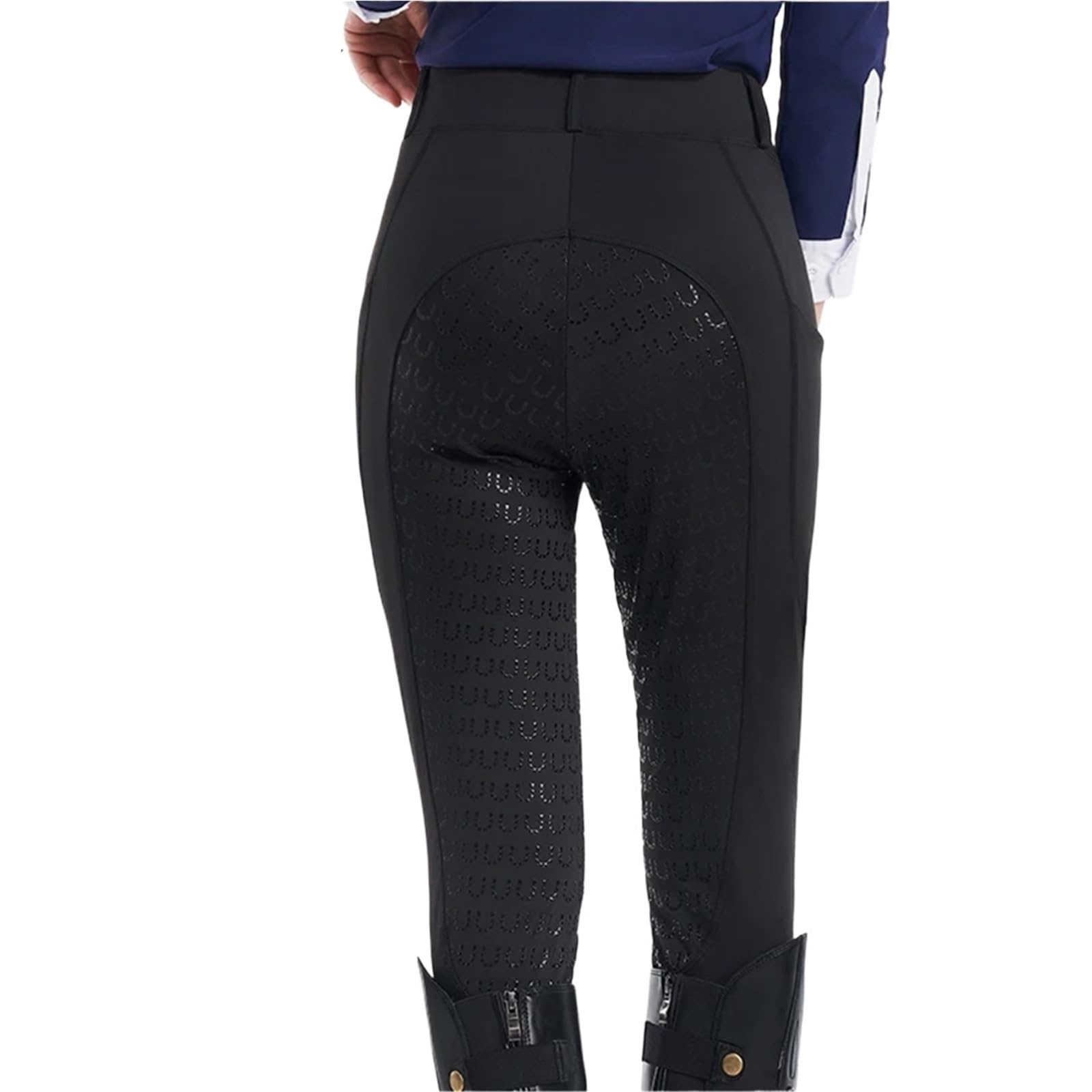 Mallas De EquitacióN Pantalones de equitación cintura alta for mujer, silicona, deportivos profesionales, resistentes al desgaste y antideslizantes