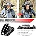NENYLEI Outdoor Wide Brim Sun Hat with Solar Fan Fishing Hat with Solar Powered Fan -Solar & USB Charging (Fan*2, G)
