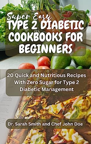 SUPER EASY TYPE 2 DIABETIC COOKBOOKS FOR BEGINNERS: 20 Quick and Nutritious Recipes with Zero Sugar for Type 2 Diabetic Management
