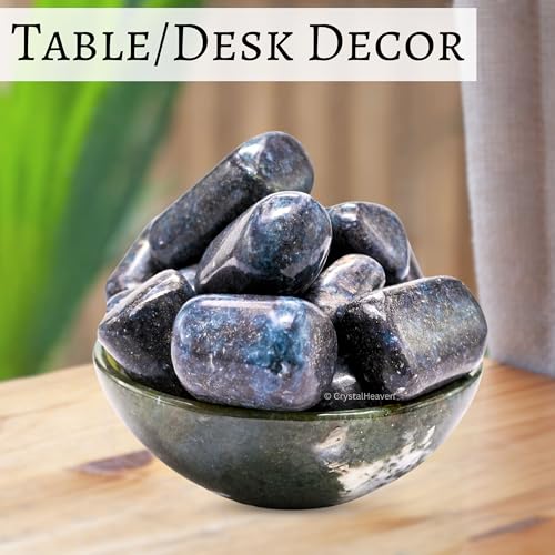 Image of Certified Ruby Kyanite Crystal Healing Tumbled Stone, Natural Polished Crystals for DIY Crafts, Manifestation, Meditation, Pooja Feng Shui and Reiki Healing (30 Grams)