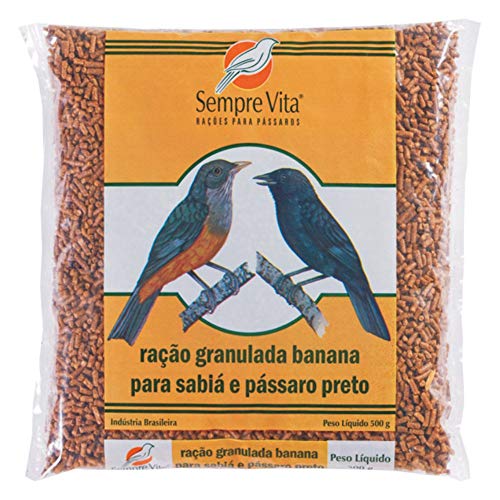 Ração Sempre Vita Granulada Sabiá e Pássaro Preto - 500g