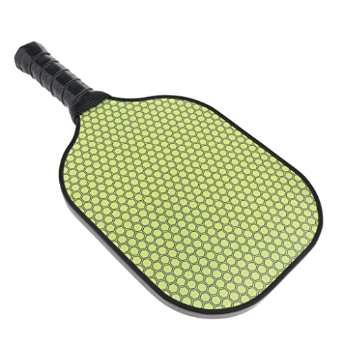 shamjina Raquete Paddle Peak em Fibra de Carbono, Gráfico Hexagonal Amarelo