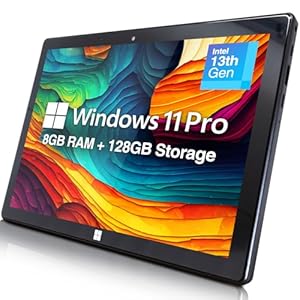 Fusion5 10.1″ Windows 11 Professional Tablet PC – FWIN232 Plus Ultra Slim Windows Tablet Computer – 8GB RAM, Full HD 10 Inch Display, 5G WiFi, Quad-Core CPU, USB 3.0, Micro HDMI, Dual Cameras