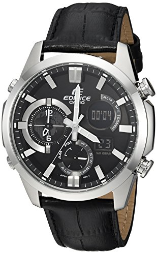 Casio Men's ERA500L-1A Edifice Analog-Digital Display Quartz Black Watch