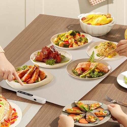 Tapis électrique enroulable pliable et chauffe aliments silicone - 4