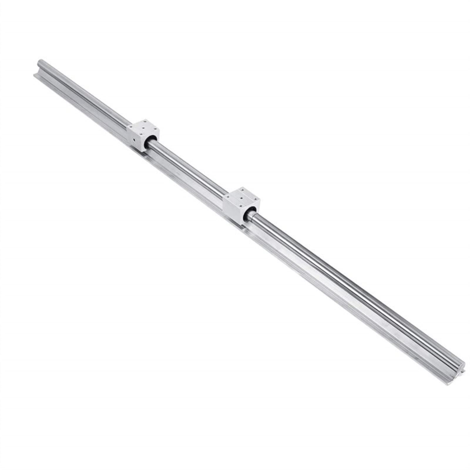 SBR Carril Lineal SBR10 SBR12 Longitud 200-1000mm guía Lineal SBR10 o SBR12 SBR10uu o SBR12uu Bloques 1 Juego (Color : Sbr12uu, Size : 150mm)