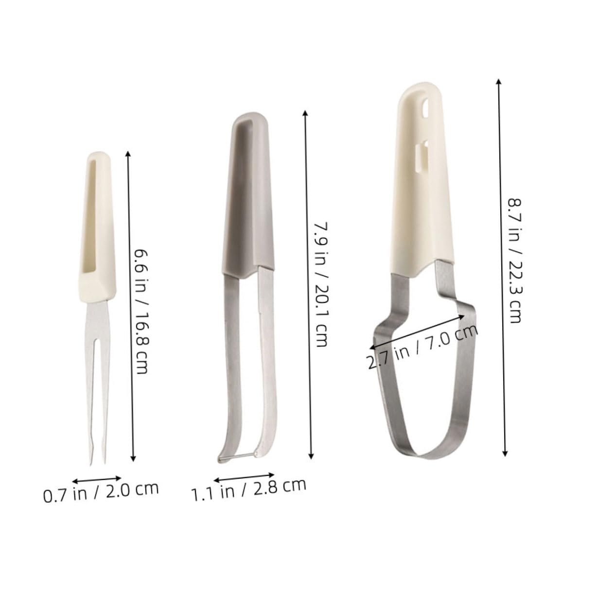 Alipis Watermelon Slicer Tool Slicer Digger Fork Stainless Steel Cutting Kitchen Supply