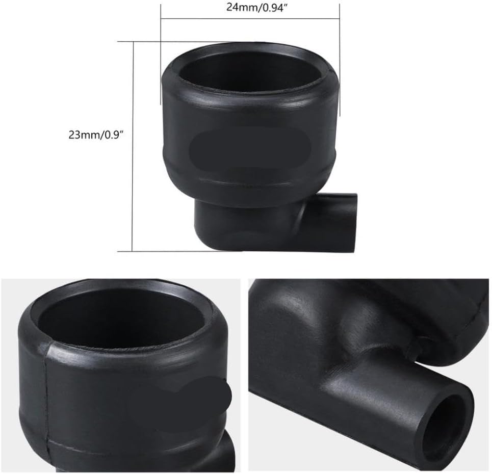 Fluororubber Angle Piece Oil Tank Compatible with TE 300 2024 2025 Motorcycle Compatible With TE250 TE 150 250 300 Models 2024-2025