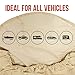 TCP Global Set of 4 Oxford Canvas Wheel Tire Covers for RV, Truck & Trailer, 27