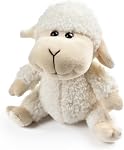Tiny Heart Sheep Animaux farcis, peluche de mouton Jouet d'agneau Mignon animal doux farci Agneau Enfants Garçons et filles Cadeau Maison Décor Jouets d'agneaux blancs mignons (position assise)