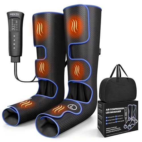 MEKZU Air Compression Leg Massager with Heat