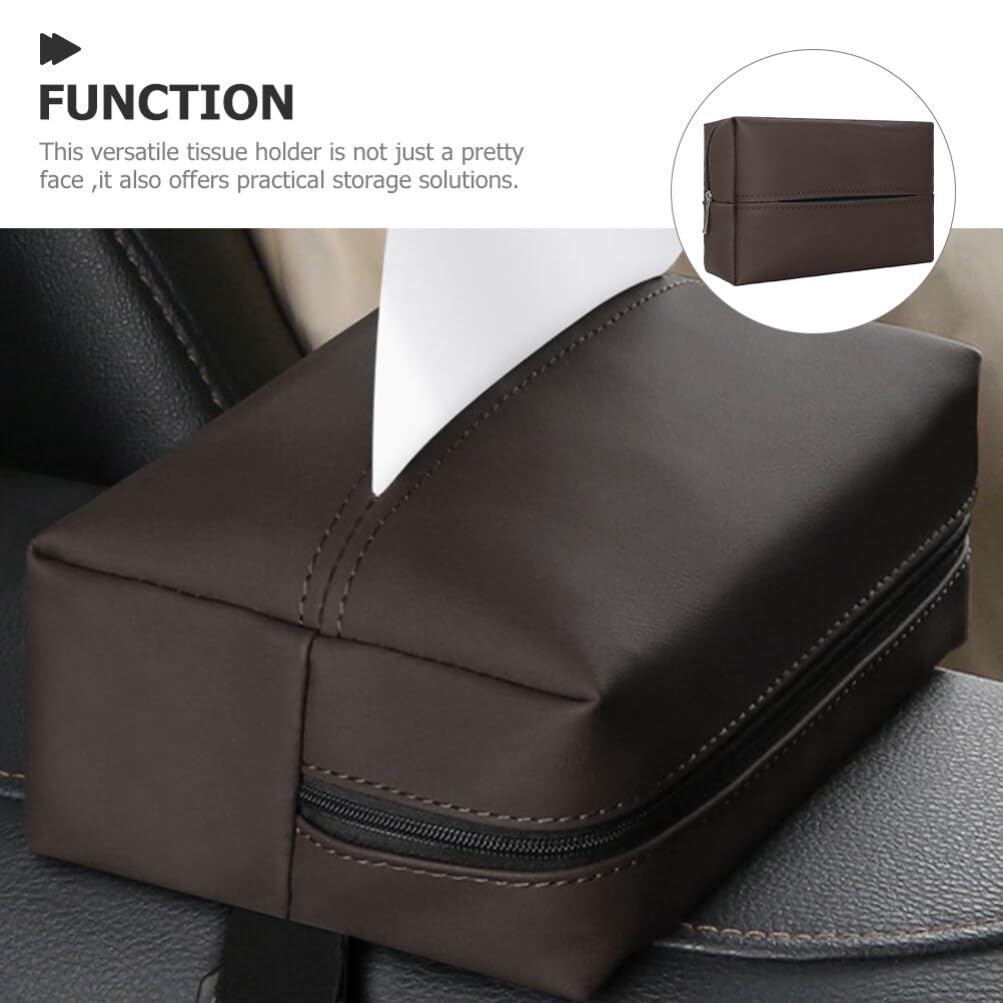 Alipis Box Tissue Holder for Car Desktop Stand Car Visor Paper Towel Dispenser Car Tissue Holder Paper Towel Holder Visor Tissue Holder Car Napkin Holder Inside The Car Container