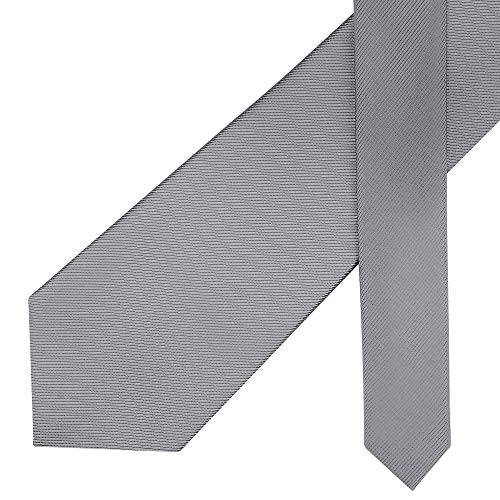 Image of GUSLESON Classic New 3.15 inch(8cm) Men's Solid Color Necktie Wedding Business Tie + Gift Box