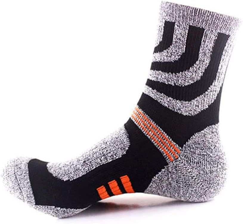 Men's Elite Socks Fashion Compression Combed Cotton Athletic Man Boy Big Stripe