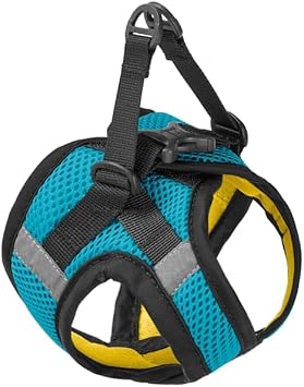 Gooby Pet, Everyday Mesh Dog Harness for Small Breeds Blue XX-Small/X-Small