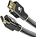 4K HDMI Cable 6ft - Atevon High Speed 18Gbps HDMI 2.0 Cable - HDR 4K@60Hz, 2K@165Hz, 2160P, 1080P, 3D, Ethernet - Braided HDMI Cord - Audio Return(ARC) Compatible UHD TV, Blu-ray, Xbox, PS4/3, PC