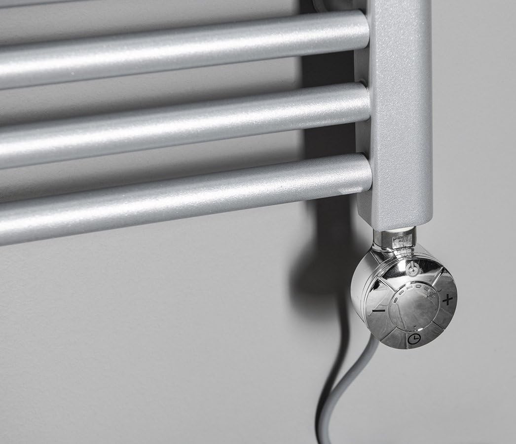 Aqualine E-Patrone mit Thermostat, geradem Kabel, 600 W, Chrom