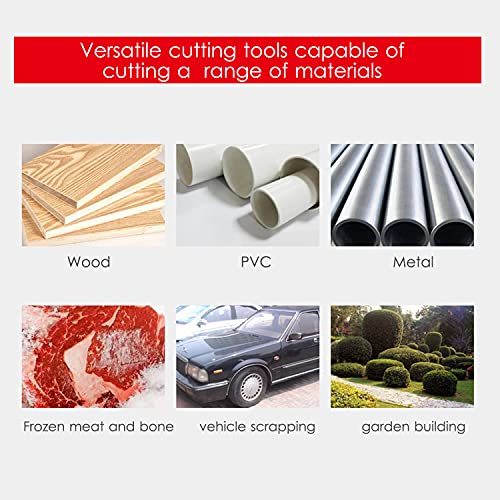 Funien Compacte accu-reciprozaag Elektrisch 21V Veelzijdige reciprozaag hand met hoog vermogen voor hout/PVC/metaal - Afbeelding 4