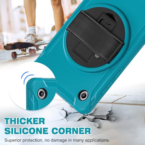Funda para Samsung Galaxy Tab A11 ideal para niños y viajes con soporte y asa posterior 3