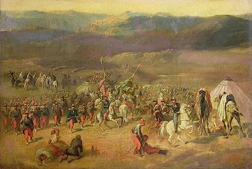 Peinture d'art d'affiche pour les décorations pour la maison Horace Vernet tableau 60x90cm