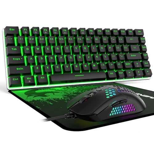 Kit clavier et souris de jeu pour éviter la fatigue du poignet avec souris légère alvéolée