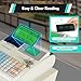 VPABES Electronic Cash Register for Small Businesses Retail Store Restaurant,Connected to The Price Scale, Money Box, Printer, Receipt Machine, Barcode Scanning Gun, Pos System with LCD Display