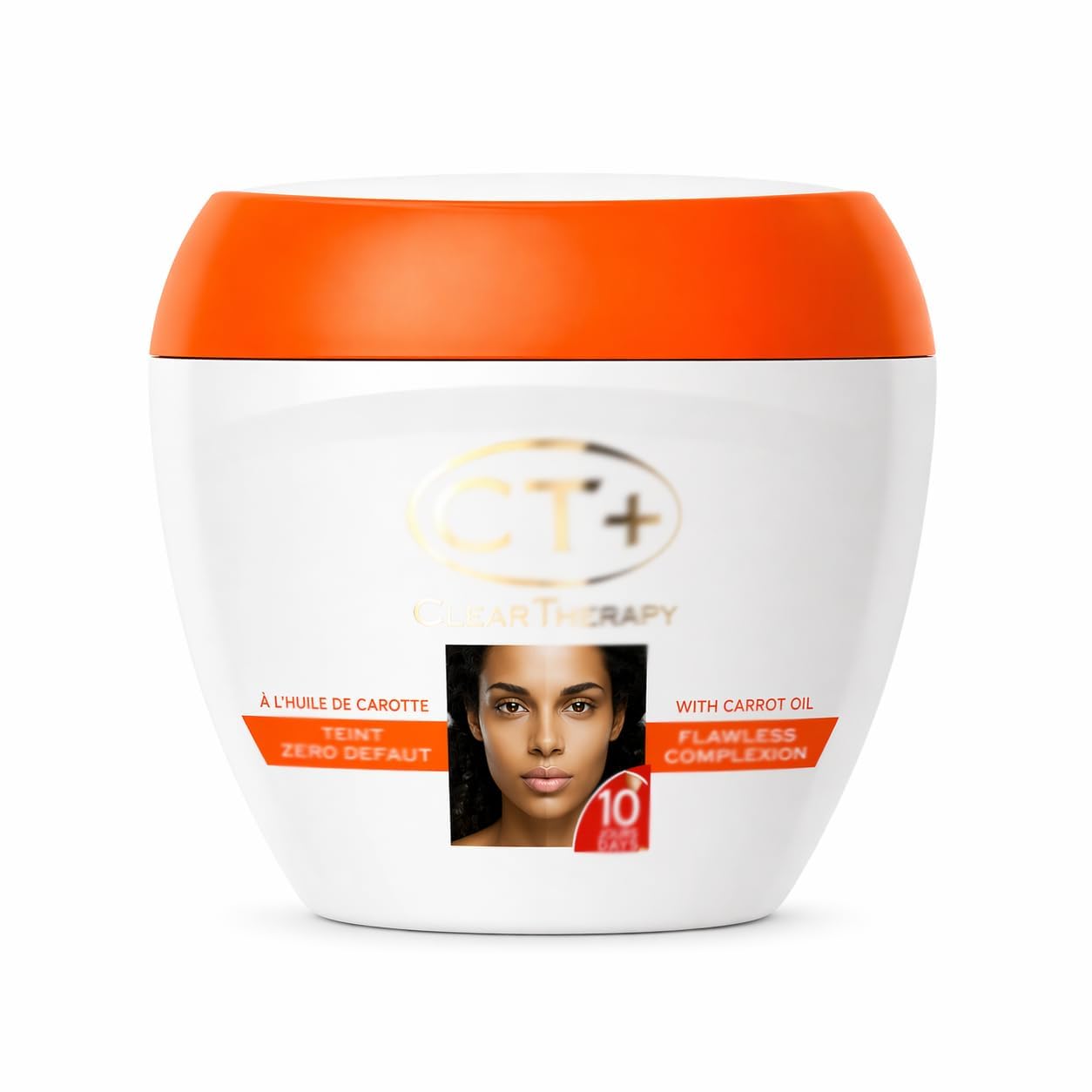 Clear Therapy Cream with Carrot Oil – Hydrating & Nourishing Body Moisturizer for Daily Use – 400ml Jar