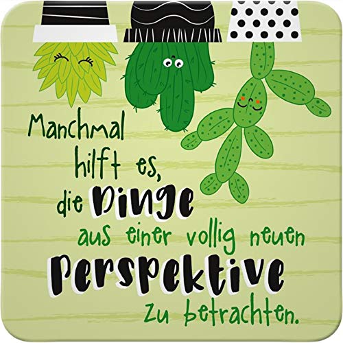 Sheepworld - 46756 - Untersetzer, C3, Manchmal hilft es, die Dinge aus...