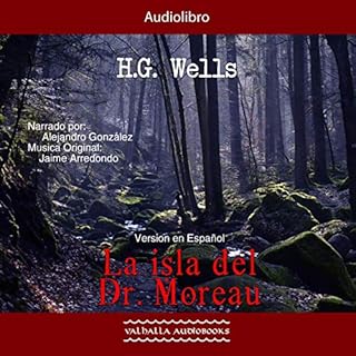 Diseño de la portada del título La isla del Dr Moreau