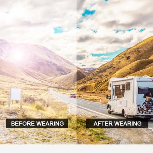 HJUWANG 3 Pack Sports Cycling Glasses Outdoor Men Cycling Sunglasses Windproof Cycling Glasses UV400 Protection Light Sunglasses Outdoor Glasses for Men Woman - Image 3