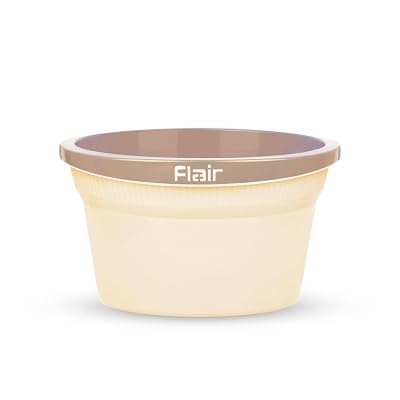 FLAIR ESTELLA Bath Tub-20 LTR | Multipurpose Utility Gaint Tub | Durable Plastic Bath Tub | Baby Bathing Tub | Clothes W