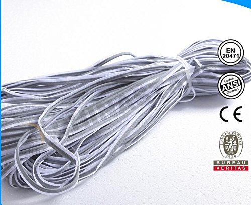 Just In Trend Sew on Reflective Piping - Silver, 25 yds