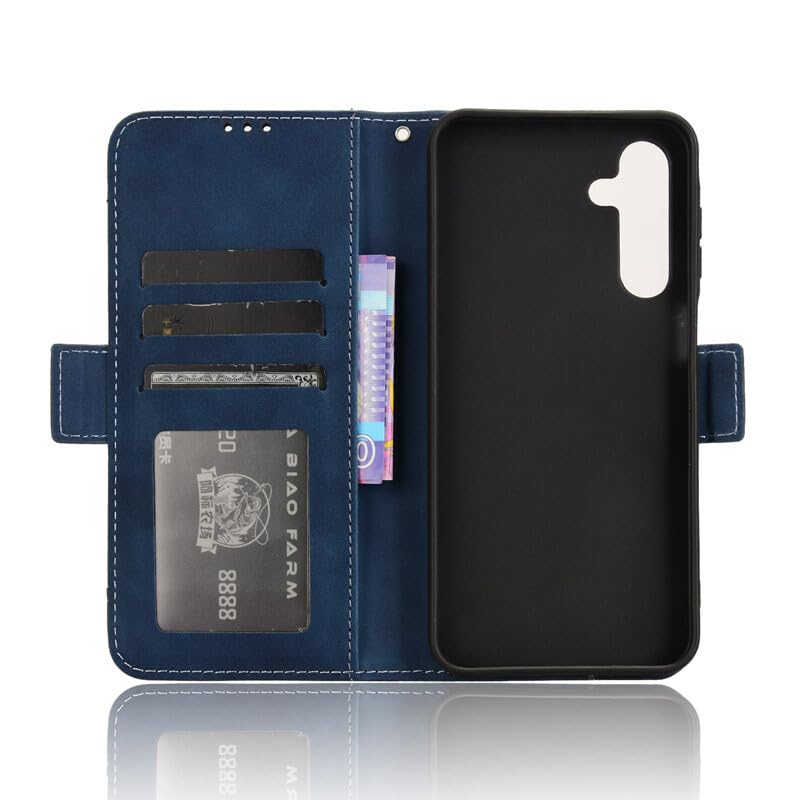 Housse Samsung Galaxy A17 étui portefeuille clapet cuir noir