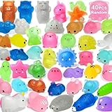 OCATO 45Pcs Mochi Squishys Toys Mini Squishies 2nd Generation Glitter Animal Squishies Party Favors for Kids Adults Stress Relief Toy Treasure Box Prize Classroom Xmas Gifts Pinata Fillers, Random