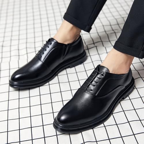 Men's Formal Oxford Shoes Casual Lace-up Derbys, Comfortable School Shoes for Boy, Teen in Business, Party and Wedding2