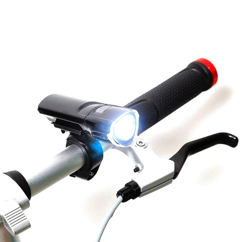 Faro Anteriore a LED da 3W per Bicicletta, Impermeabile, Potente Faro da Ciclismo, Torcia a LED, Batteria AAA, Lampada per MTB.