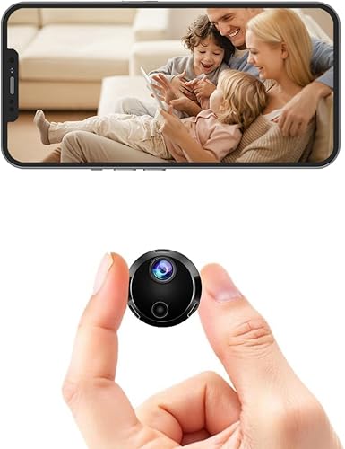 Cámaras ocultas HD 2K – Cámara de seguridad WiFi – Cámara espía – Cámara de niñera interior – Seguridad para el hogar con aplicación – Cámaras de