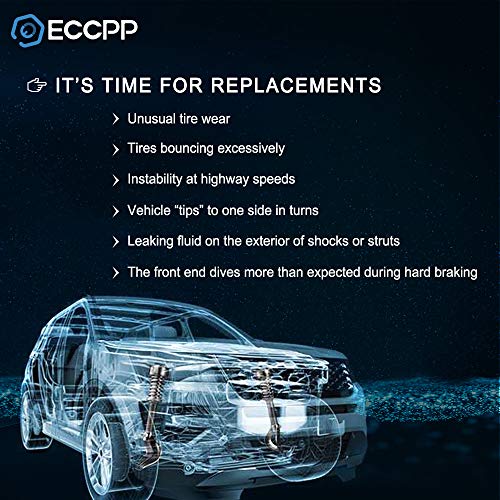 Complete Assemblies,Eccpp 2Wd Complete Strut Spring Assembly For 2009 2010 2011 2012 For Ford F150 Rwd 171140 Front Left And Right #TOP3