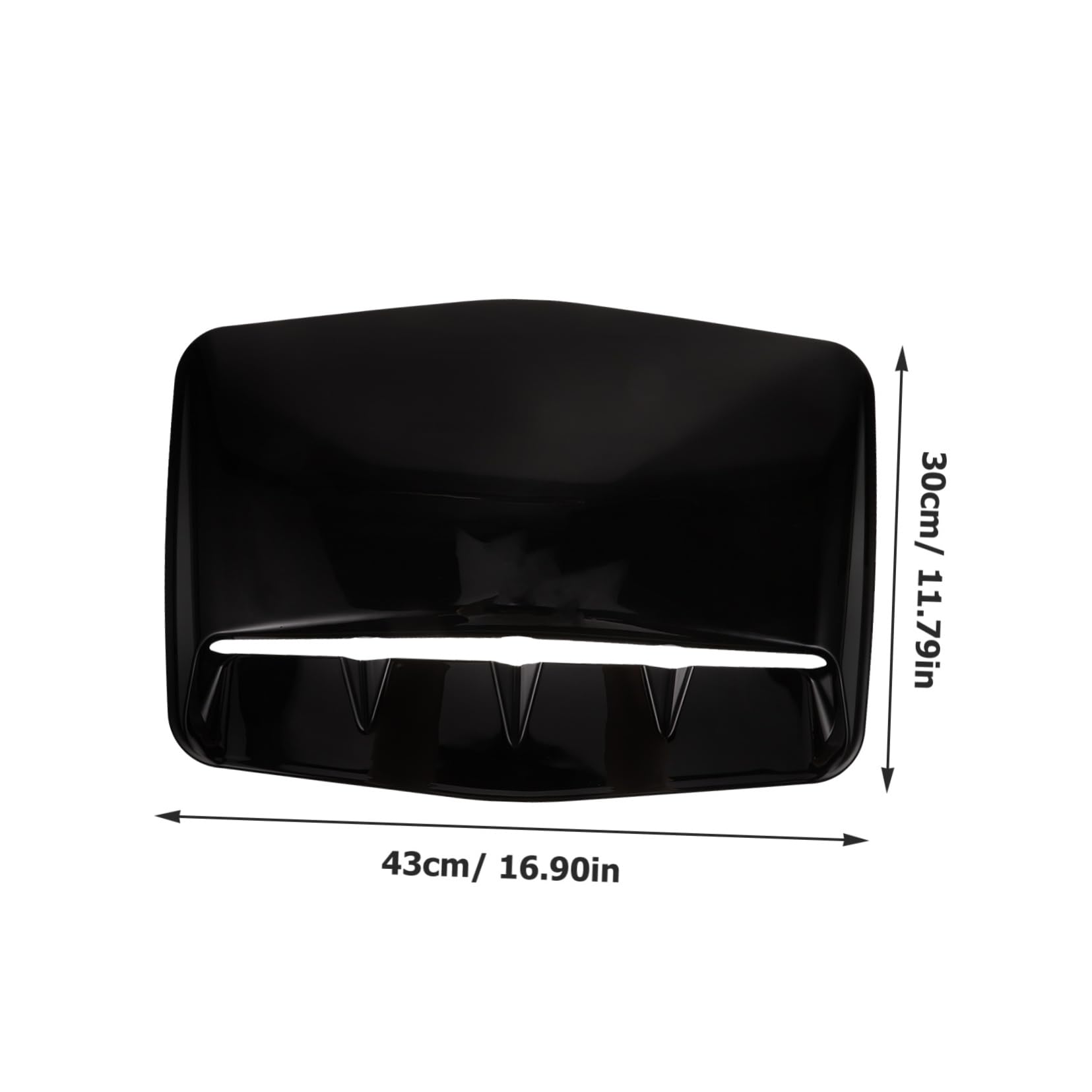 Amazon | LALADEFIEE ボンネット ベント 黒 プラスチック 車