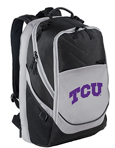 Image of Broad Bay TCU Backpack | Official Texas Christian University Logo, Padded Laptop Computer Section, Premium 600D Nylon Fabric