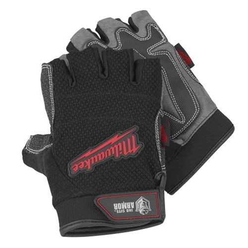 Milwaukee 49170123 Fingerless Work Gloves XLarge