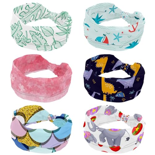 Bandeaux cheveux yoga et fitness lot de 6 pour rester au sec en salle