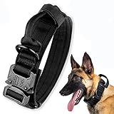 Uso y versatilidad: el collar para perro de nailon K9 es muy bueno para el entrenamiento de perros, patrullas, senderismo, trabajo, caminar, correr y cazar. Adecuado para collares gruesos para perros medianos y grandes como: pastor alemán, Border Collie, Rottweiler, dóberman, Golden Retriever, Husky, Labrador, Alaskan Malamute y muchos más.