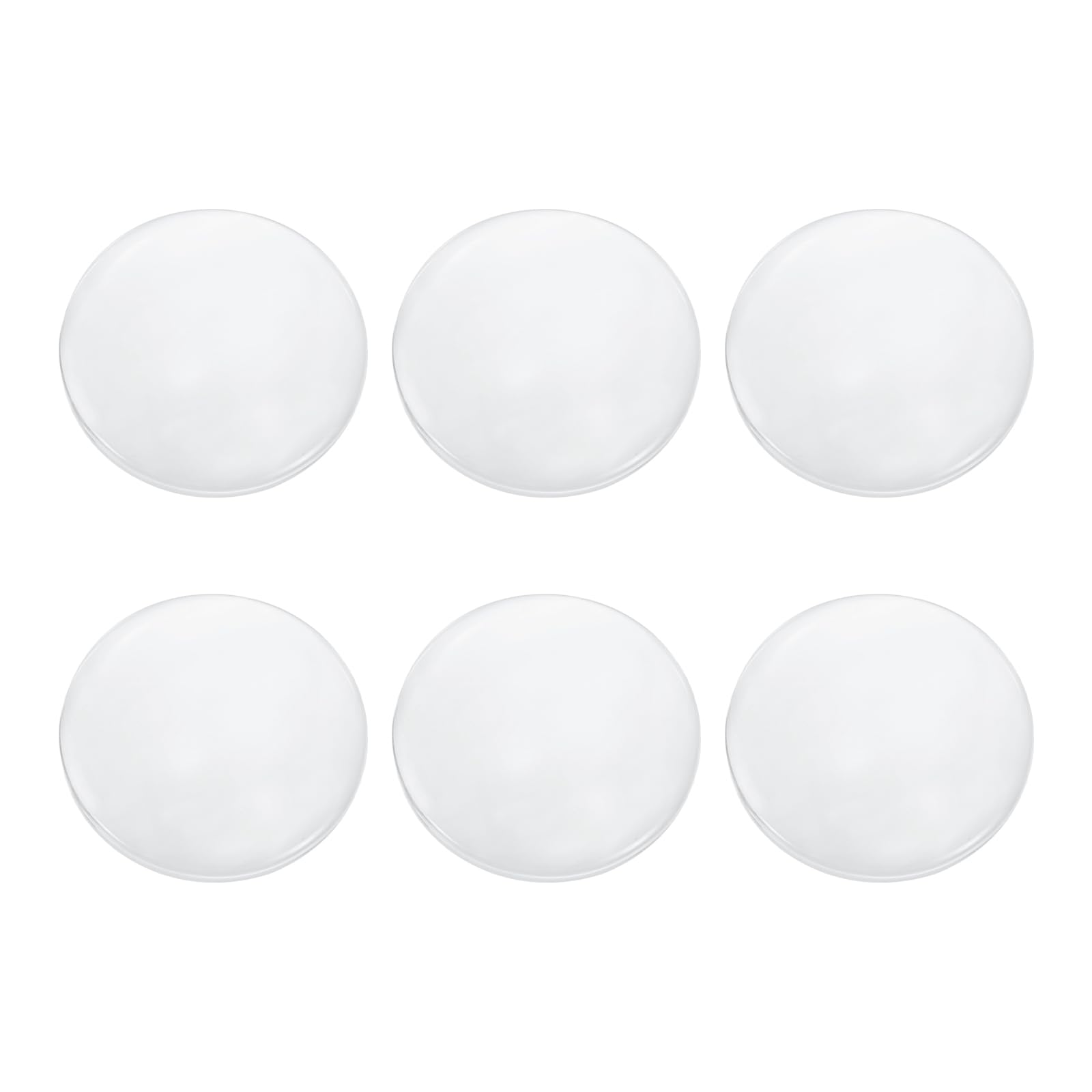 PATIKIL 6 Pack Biconcave Lens, 4cm Dia. -10cm Focal Length Optical Lenses Glass Lens for Office Science Experiment Lab Equipment Laser Application Imaging System, Clear