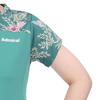 【新品】 2025年 最新作 アドミラル バックスリット フラワー Tシャツ ポスト投函対応】ADMIRAL レディース バックスリットフラワーTEE