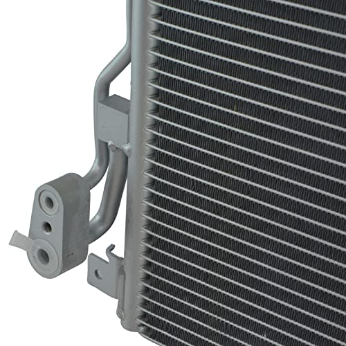 Image of TRQ A /C Condenser and Receiver Drier Assembly Compatible with 2013-16 Dodge Dart