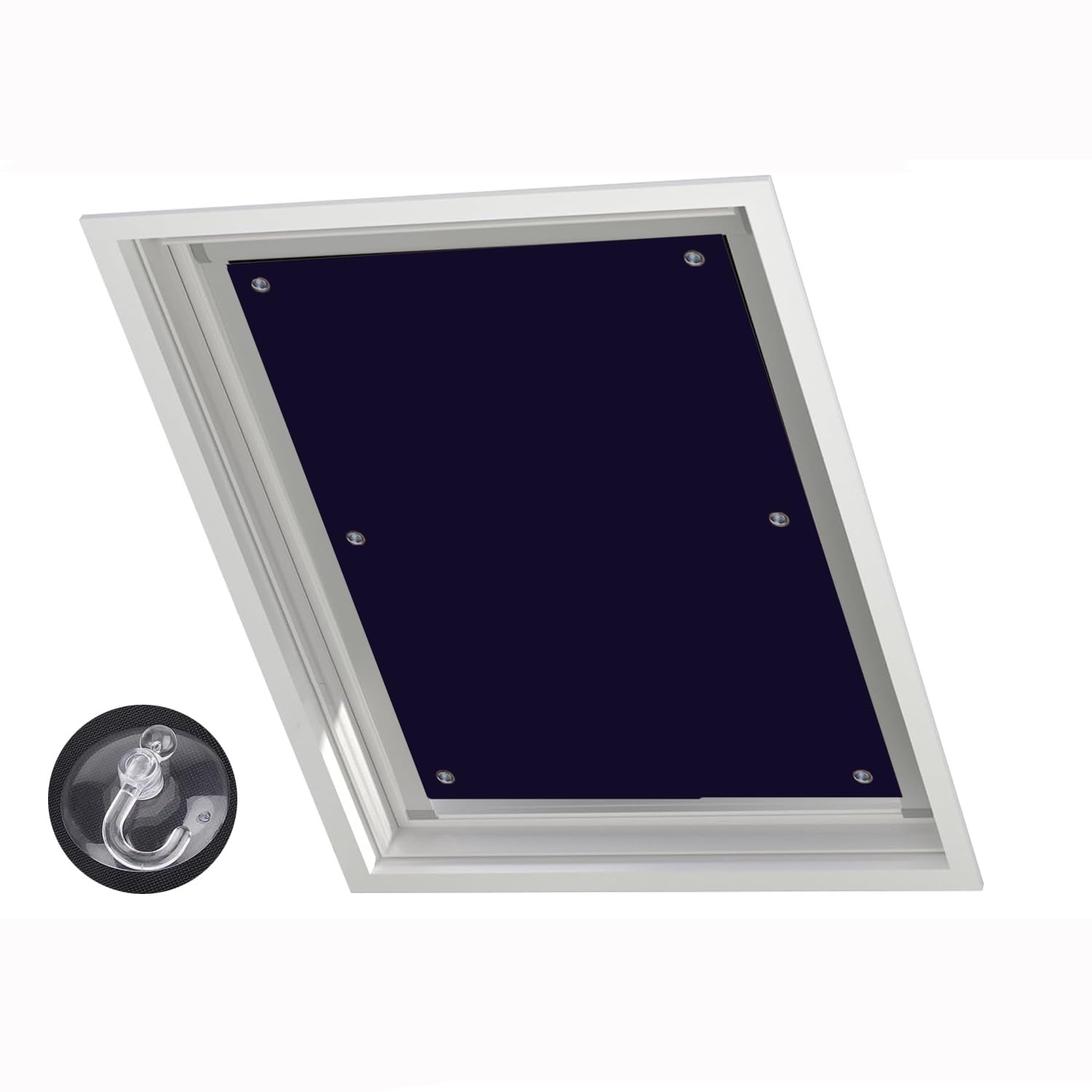 Blackout Skylight Blind screen for Roof Windows with Suction Cups,No Drill