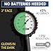 Tire Inflator with Pressure Gauge and Longer Hose - Most Accurate, Heavy Duty Air Chuck with Gauge for Air Compressor Tire Inflator Attachment - 100PSI